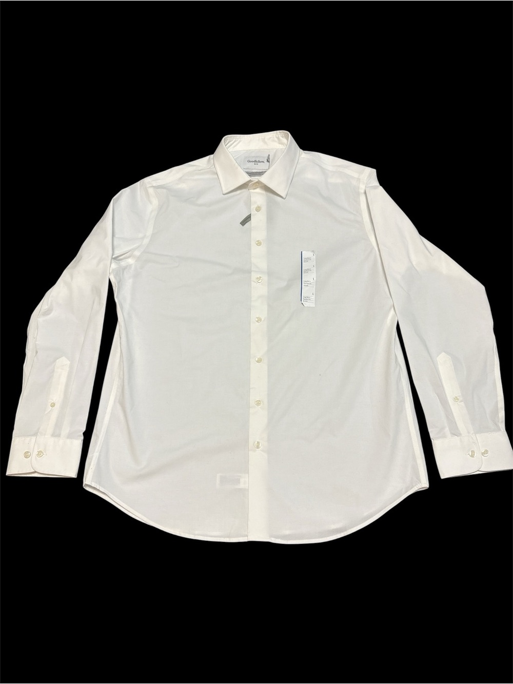 Goodfellow & Co White Men's Long-Sleeve Dress Shirt